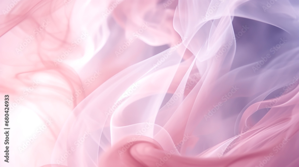 Tender light abstract background of swirls of pastel pink dance, creating ethereal dreamscape. Soft, wavy textures exude tranquil serenity, reminiscent of silk veils caught in gentle breeze Tender light abstract background of swirls of pastel pink dance, creating ethereal dreamscape. Soft, wavy textures exude tranquil serenity, reminiscent of silk veils caught in gentle breeze
