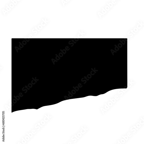 black Torn paper cut frames 