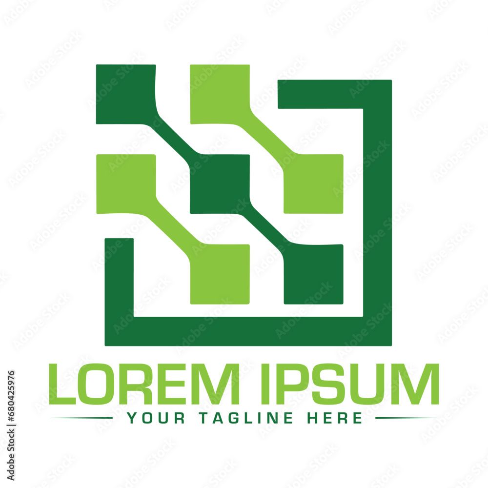 Fototapeta premium Tech Logo Design Unique and Modern Logo Design Professional Logo Design