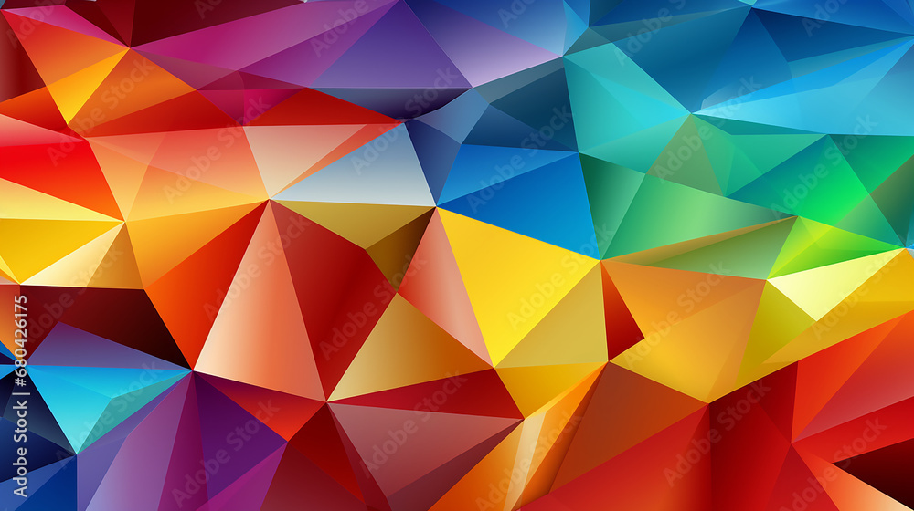 Obraz premium Vector_decorative_low_poly_design_background