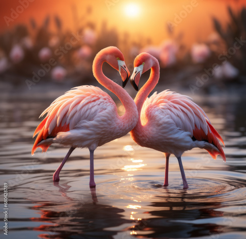 Flamingos Paar