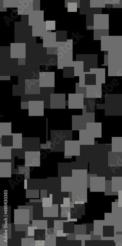 square mosaic black background 