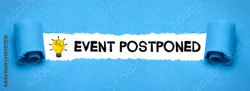 Event postponed 