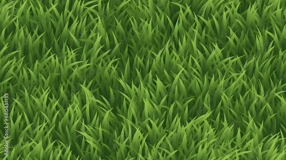 Seamless grass texture with infinite pattern
