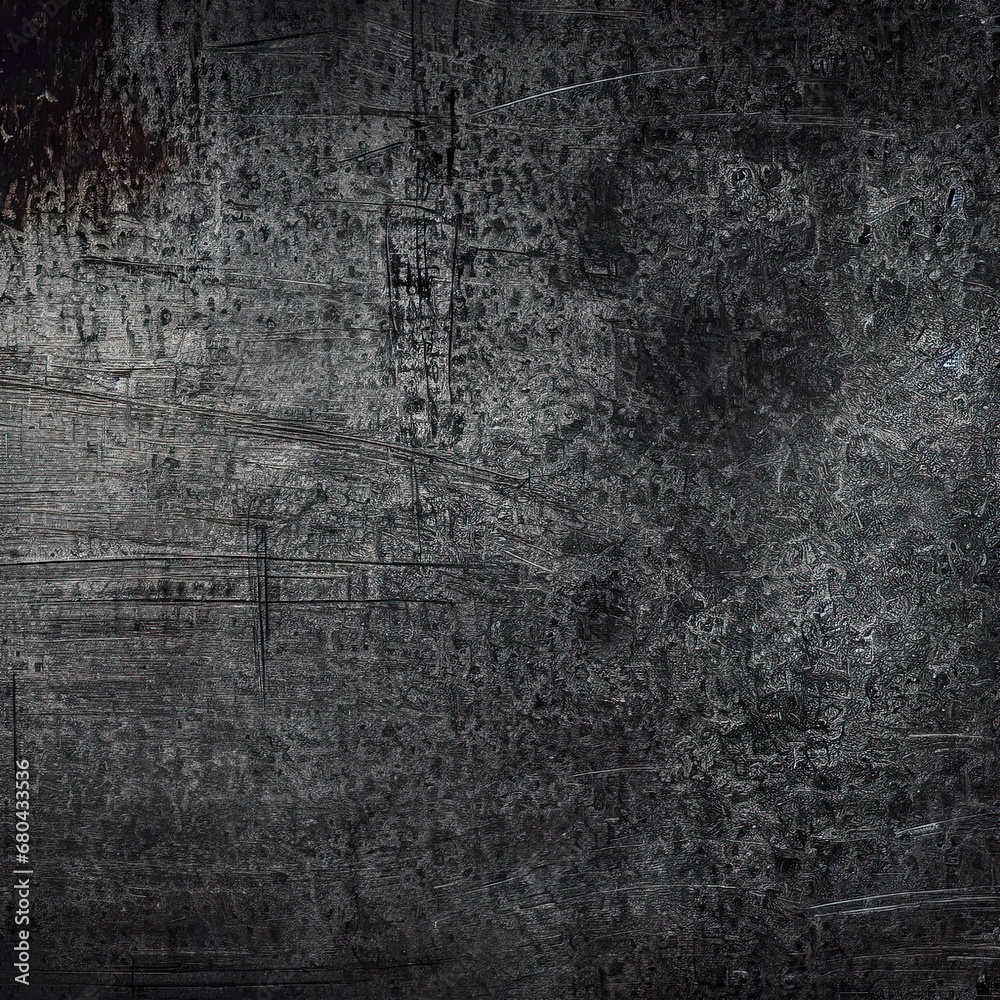 Naklejka premium Grunge metal texture Close-up Dark gray and black tones Scratches and rusted areas Ideal for creating an industrial or edgy design