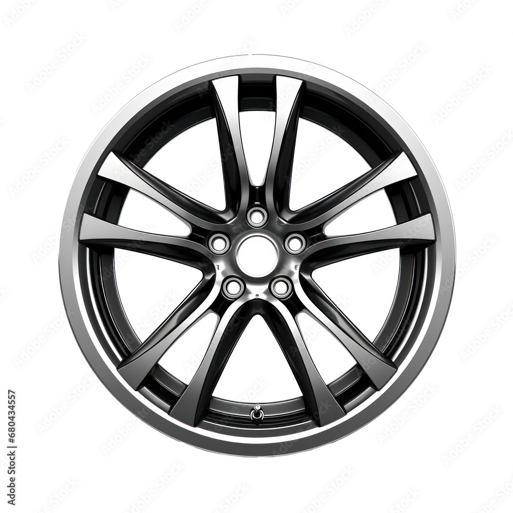 car wheel on  transparent background