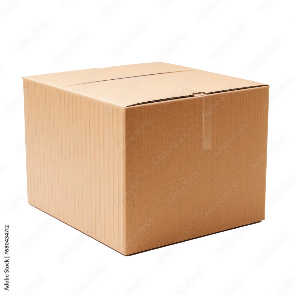 cardboard box on transparent background cardboard box on transparent background