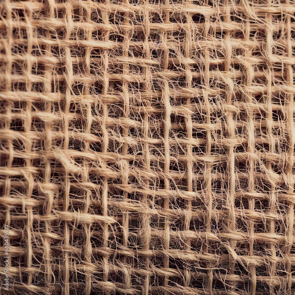Rough burlap texture Close-up Natural beige tone Ideal for creating a rustic or organic design Rough burlap texture Close-up Natural beige tone Ideal for creating a rustic or organic design