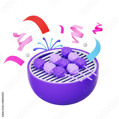 Happy new year 3d icon
