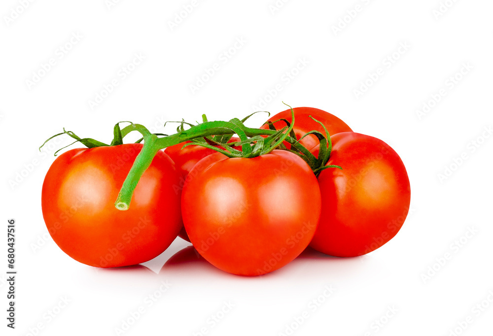 Tomatoes isolated on a white background Tomatoes isolated on a white background