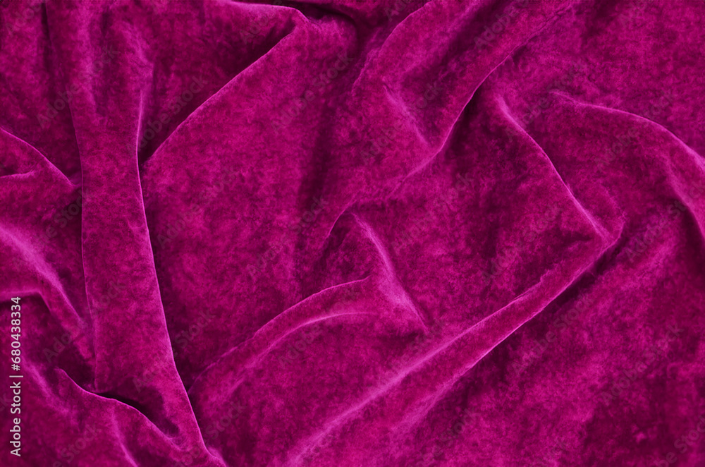 Pink silk, satin fabric, silk background