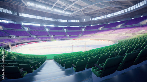 Hockey ice rink sport arena empty field - stadium