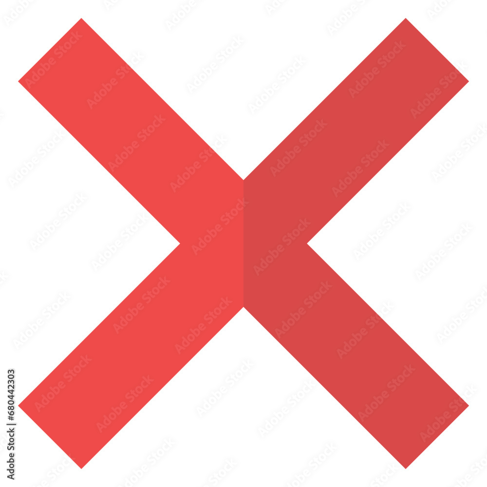Incorrect sign isolated on white background. Incorrect sign isolated on white background.