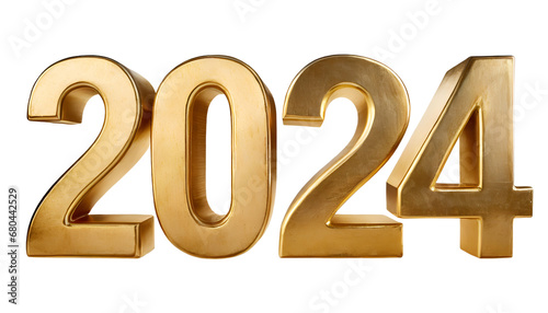 3d gold number 2024.