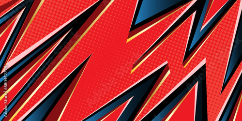 Vehicle sticker stripes. Racing car signature strips. Sport car hexagonal background wallpaper