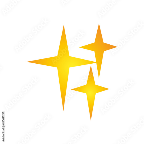 christmas star icon design vector template