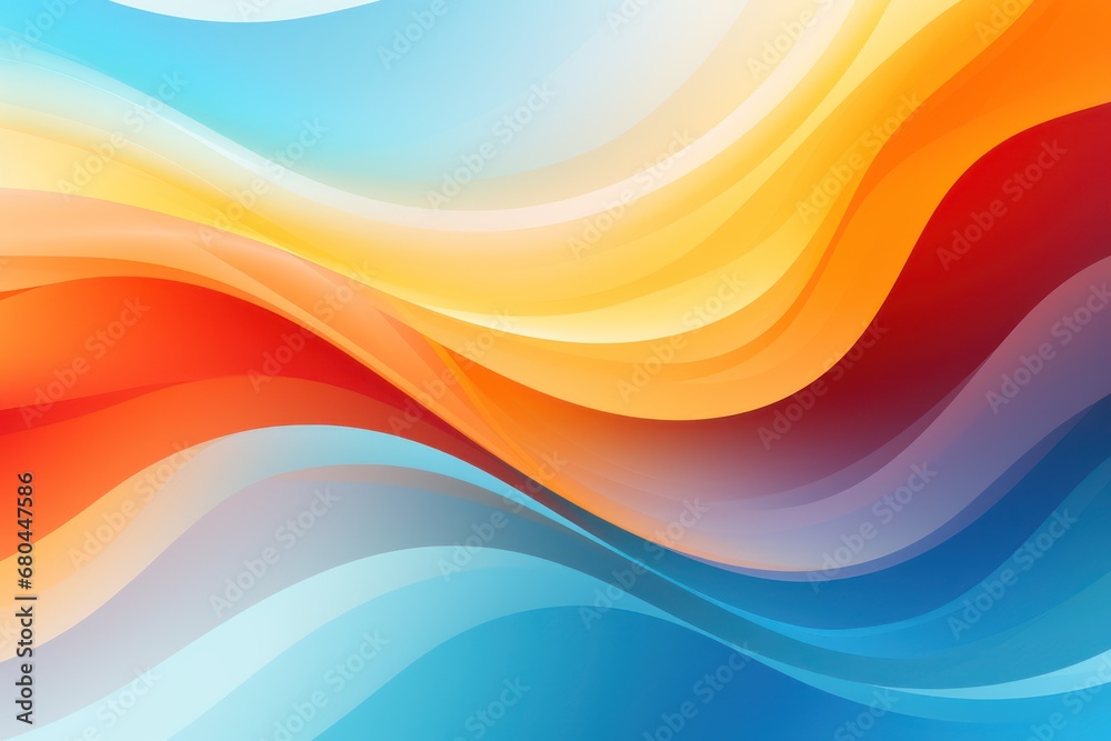 abstract colorful wave background