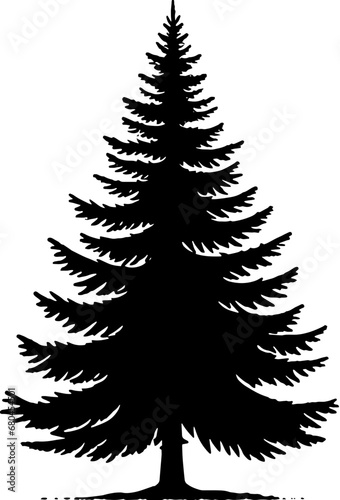Christmas Tree Silhouette 24