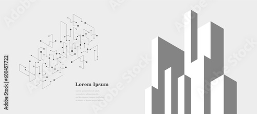 幾何学 抽象 建築 テクノロジー ビジネス 背景