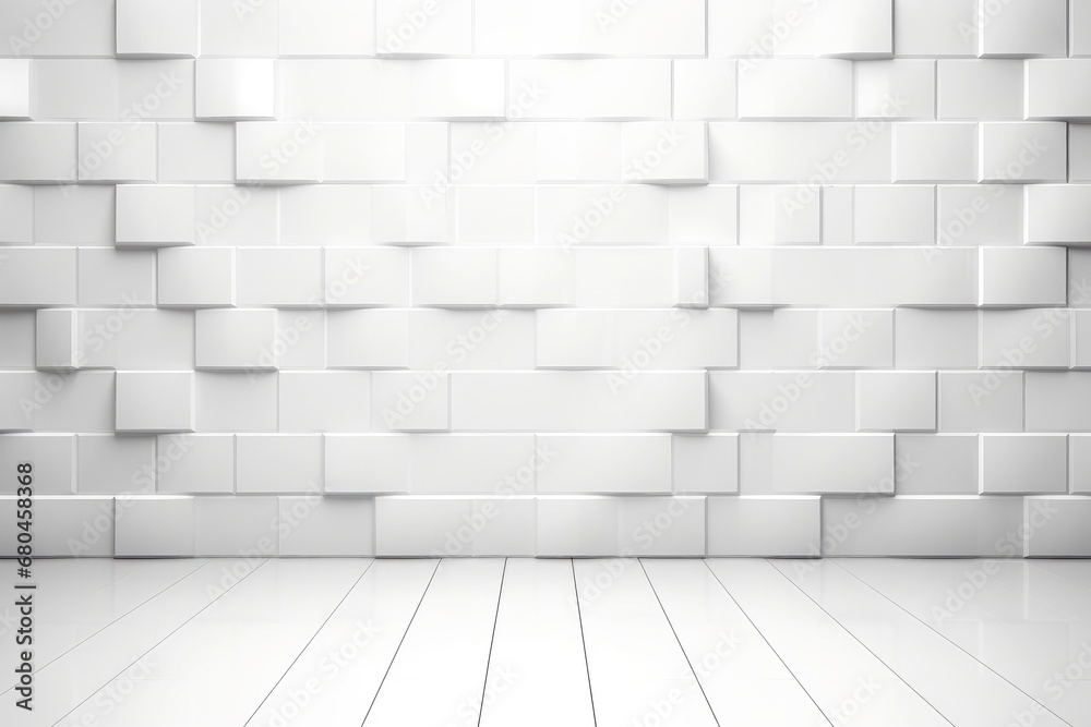 Abstract futuristic architecture background, Minimal technology white backdrop