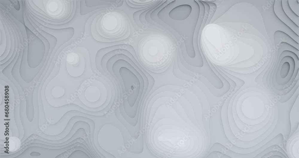 Abstract White liquid layers background