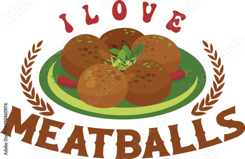Meatball T-Shirt Design