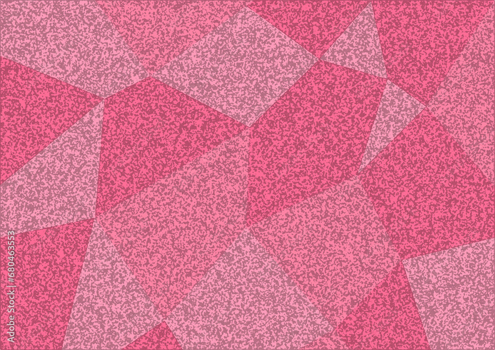 Fototapeta premium Illustration Pink polygon background, vintage style.