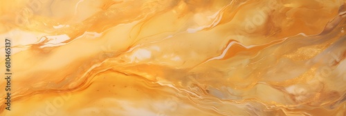 luxury golden marble alcohol ink water yellow color background.