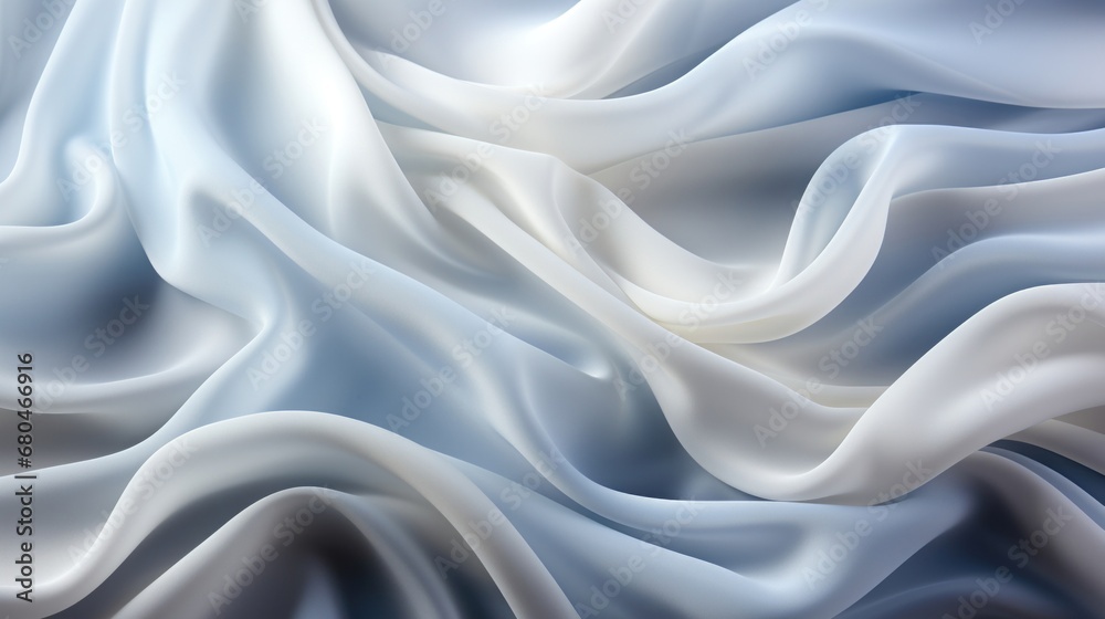 Elegant white and light blue silk background. Luxurious wedding concept. Generative AI Elegant white and light blue silk background. Luxurious wedding concept. Generative AI