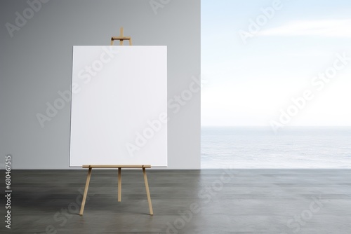 blank white board