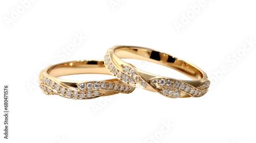 Spin in both directions Platinum gold diamond rings with several tiny diamonds set on a white background. 3.0 Rendering