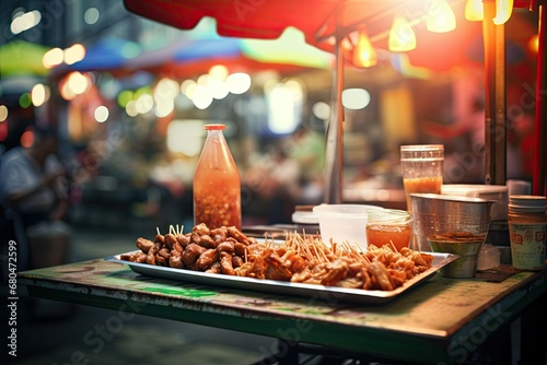 Okoshi. asian street food.  photo