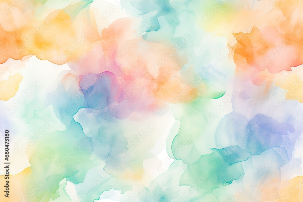 Colorful abstract watercolor seamless pattern for background. abstract texture.
