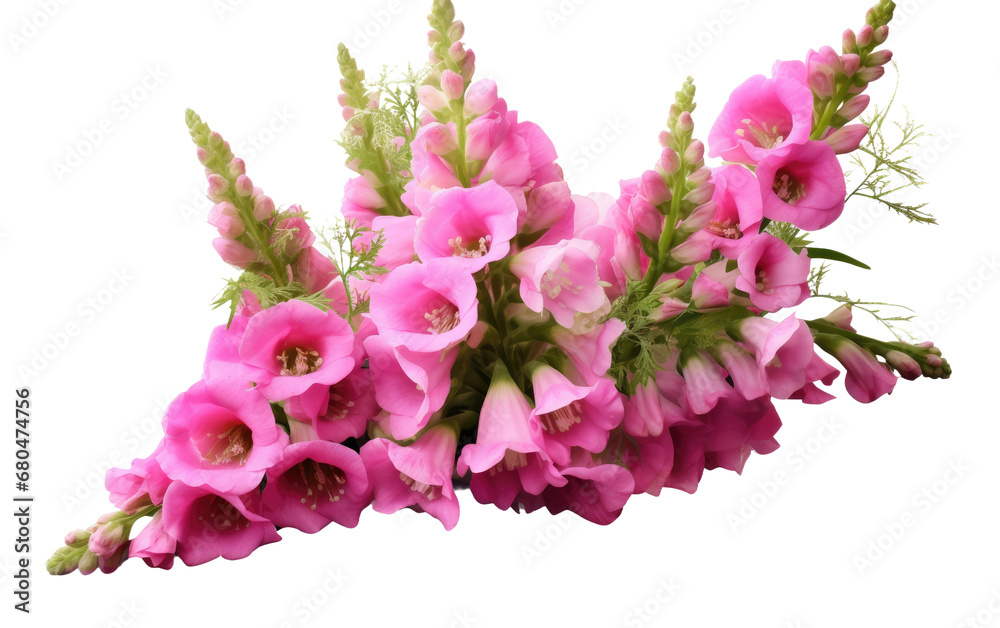 Floral Charisma on White or PNG Transparent Background..