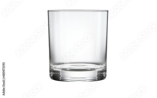 Drinkware Collection Glass on White or PNG Transparent Background.