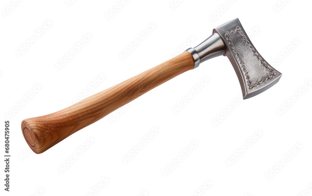 Impactful Hammer on White or PNG Transparent Background.