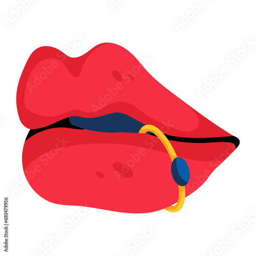 Lip Piercing