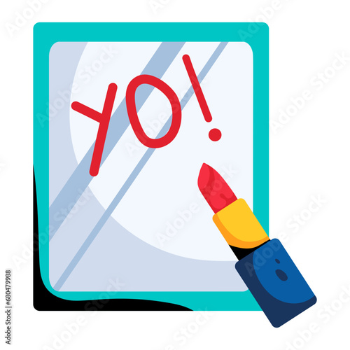 Lipstick Writing 