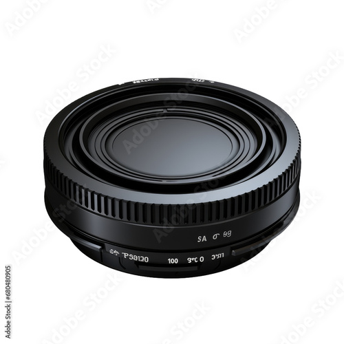 Lens Cap Clip on White or PNG Transparent Background.