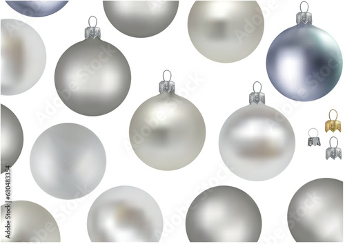 A Set of Silver Christmas B...
