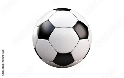 Football Photo on White or PNG Transparent Background.