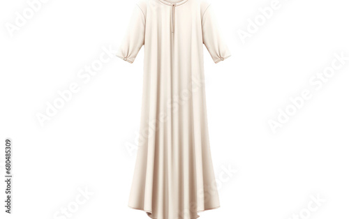 Cozy Chic Thermal Dress on White or PNG Transparent Background.
