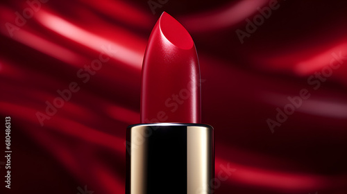 barras de labios de color rojo