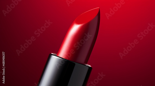 barras de labios de color rojo