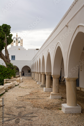 The Byzantine Museum of Paros in the Ekatontapiliani complex, in Parikia. Cyclades, Greece photo