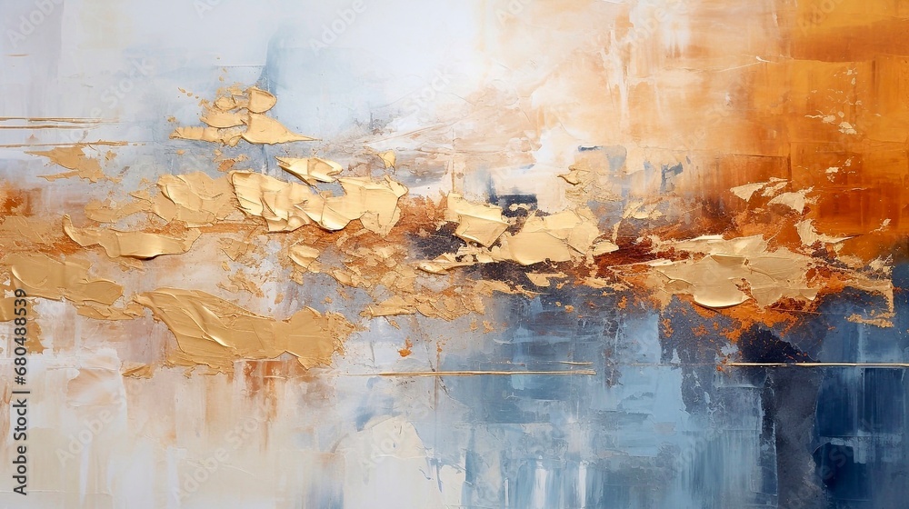 abstract oil painting, generative ai