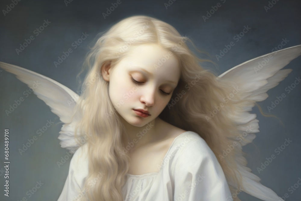 Angel with wings