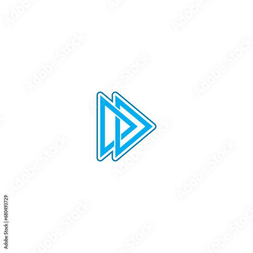 Free Download Fast forward button line icon isolated on white background - GFXLoad