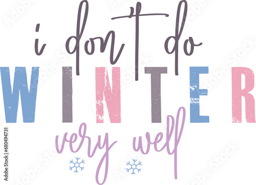 Winter Quotes SVG Design