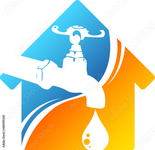 plumbing, wrench, faucet, house, hand, piping, repair, help, vector, plumber, water, plumber call, plumbing repair, plumbing service, tap, blue, drop, drop of water, business, card, water supply, heat
